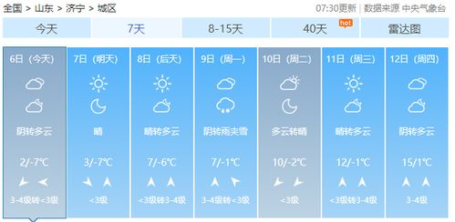 济宁市天气预报(济宁市天气预报) 济宁市天气预报(济宁市天气预报)