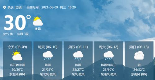 余庆县天气预报（遵义市余庆县天气预报）