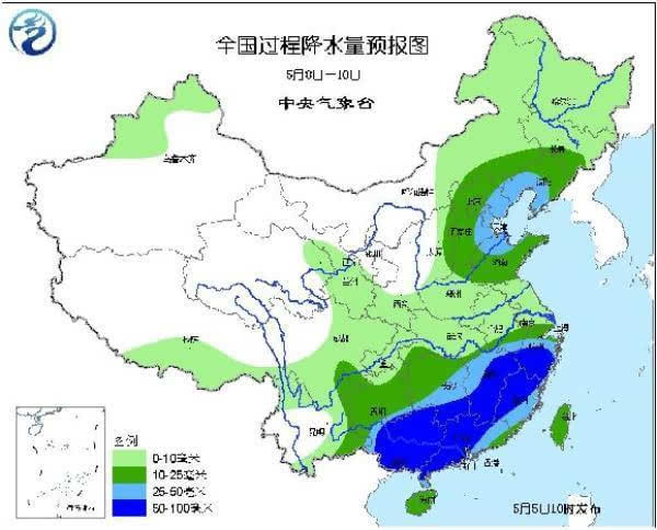 全国未来十天天气预报，冷空气活跃，南北气温波动明显